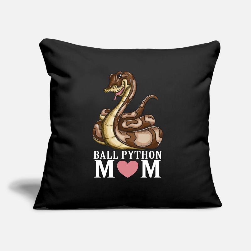 Snake Lover Snake Reptile Ball Python Mom Sofa pillow with filling 45cm x 45cm