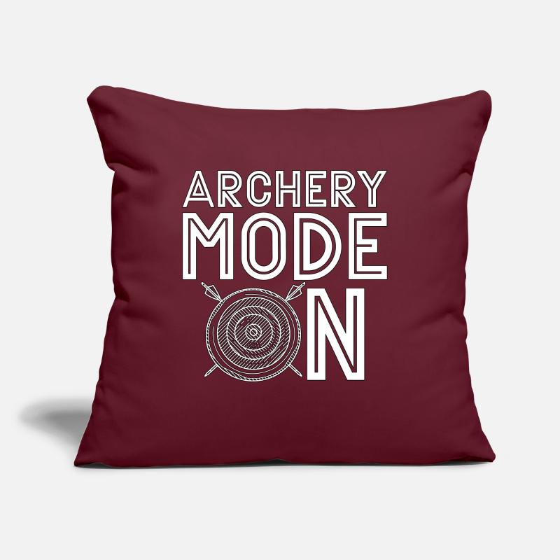 Archery Mode On Crossbow Shooting Bowhunter Archer Sofa pillow with filling 45cm x 45cm