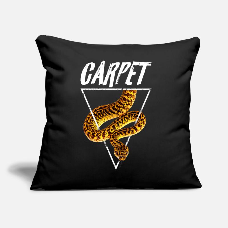 Carpet Python Retro Snake Owner Sofa pillow with filling 45cm x 45cm