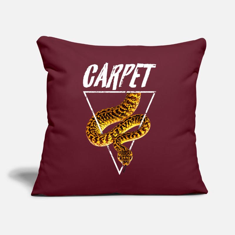 Carpet Python Retro Snake Owner Sofa pillow with filling 45cm x 45cm