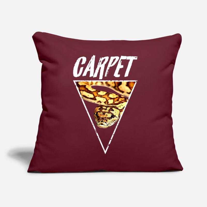 Carpet Python Owner Reptile Keeper Sofa pillow with filling 45cm x 45cm