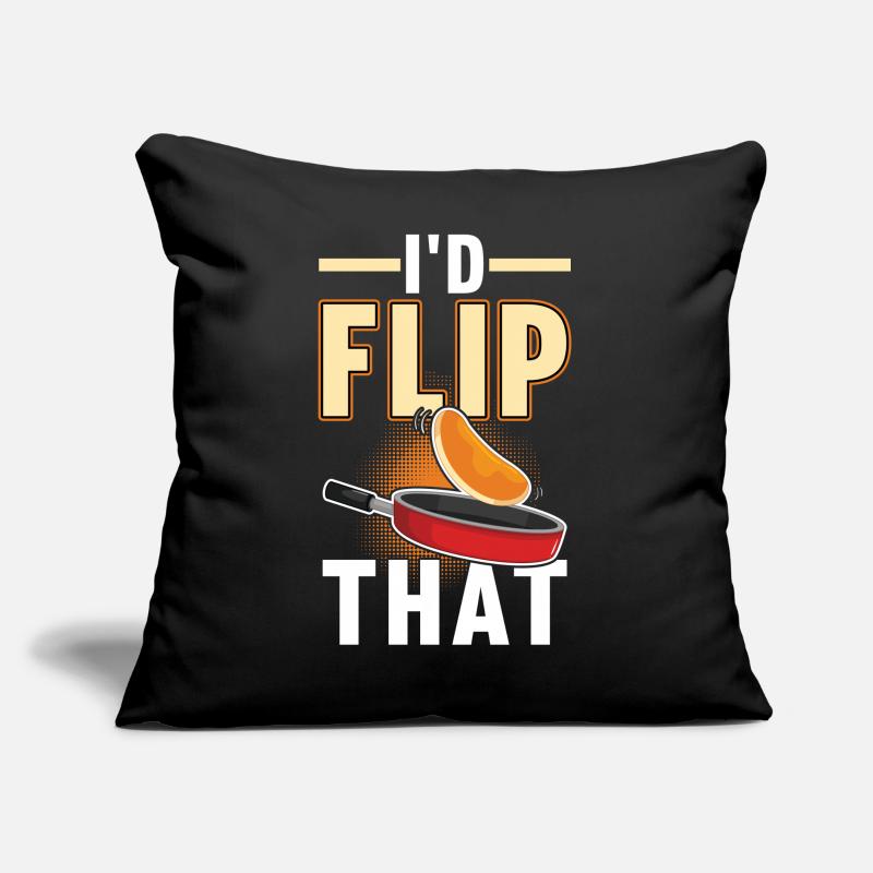 I would turn this around - pancake maker Sofa pillow with filling 45cm x 45cm