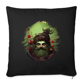 Horreur fantastique - Coussin et housse de 45 x 45 cm - noir - Devant
