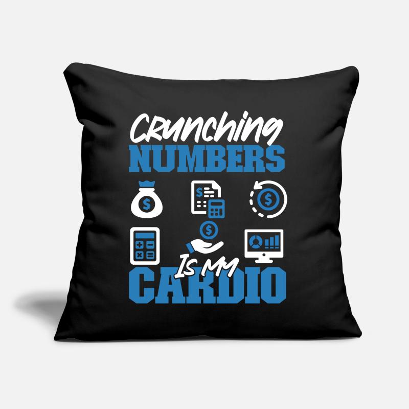 Comptable Comptable Comptable Coussin et housse de 45 x 45 cm