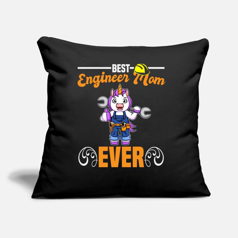 Best Engineer Mom Ever Construction Worker Mommy Sofa pillow with filling 45cm x 45cm