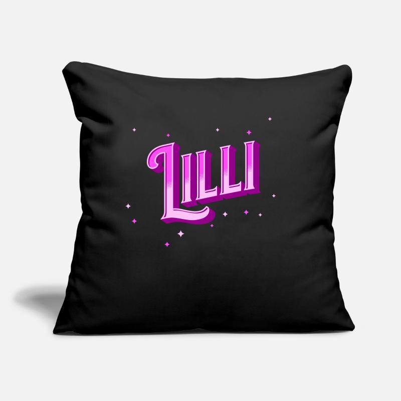 Lilli name personalized Sofa pillow with filling 45cm x 45cm