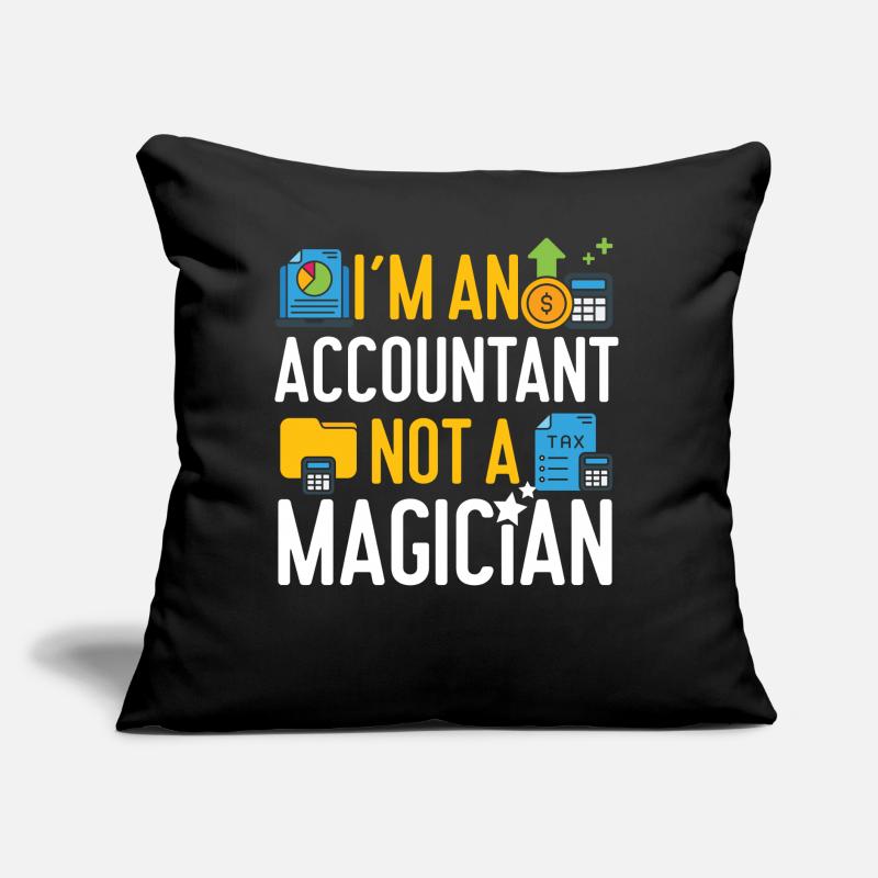 Comptable Comptable Comptable Coussin et housse de 45 x 45 cm