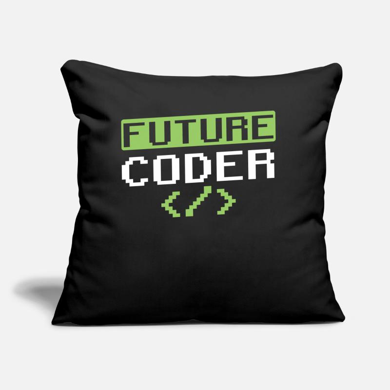Code du programmeur de codage du futur codeur Coussin et housse de 45 x 45 cm