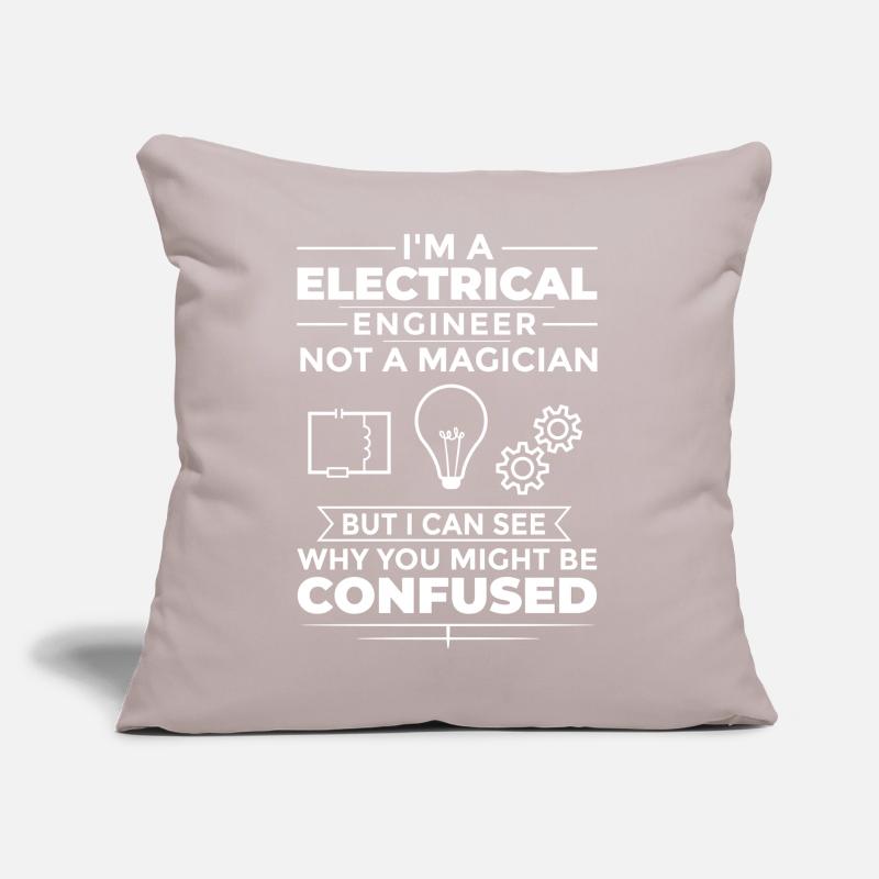 Electrical Engineering Engineer Research Development Sofa pillow with filling 45cm x 45cm