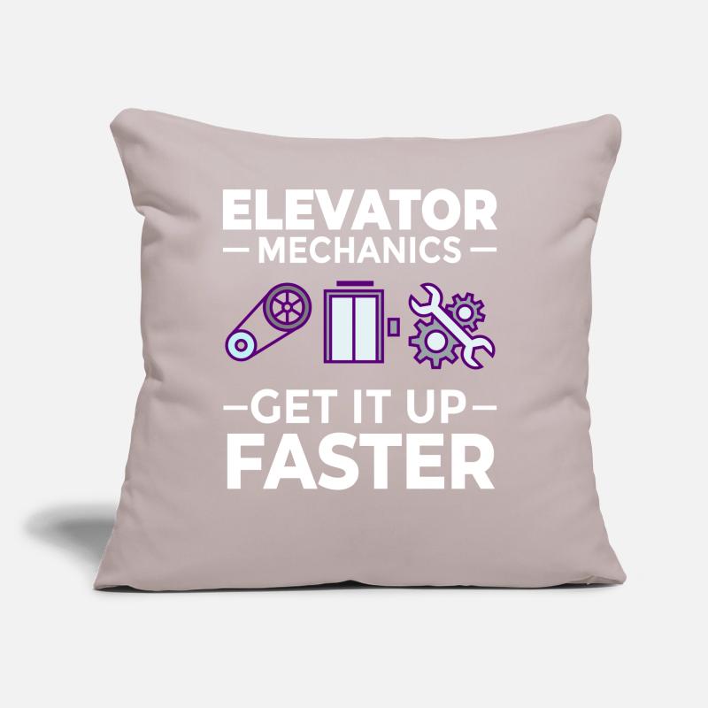 Elevator Elevator Technician Elevator Elevator Sofa pillow with filling 45cm x 45cm