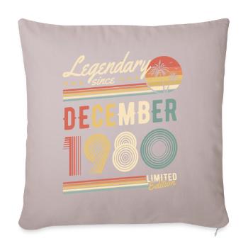 Légendaire depuis décembre 1980 Edition Limitée - Coussin et housse de 45 x 45 cm - taupe clair - Devant