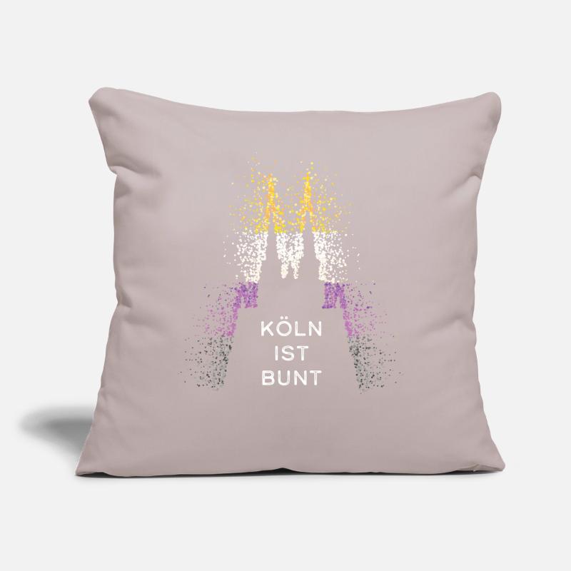 Cologne Cathedral Cologne Kölle Asexual Asexuality Sofa pillow with filling 45cm x 45cm