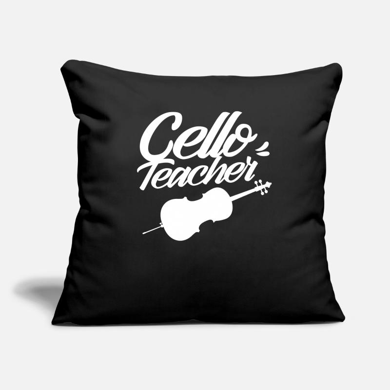 Professeur de violoncelle Professeur de violoncelle Violoncelle Violoncelliste Coussin et housse de 45 x 45 cm