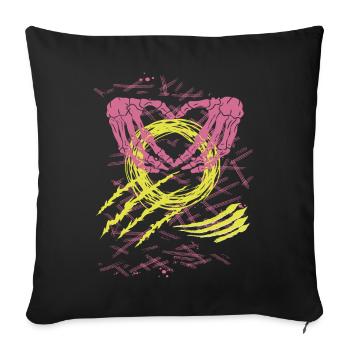 My Design - Sofakissen mit Füllung 45 x 45 cm - Schwarz - Vorne