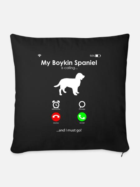 Boykin Spaniel - Sofakissen mit Füllung 45 x 45 cm - Schwarz