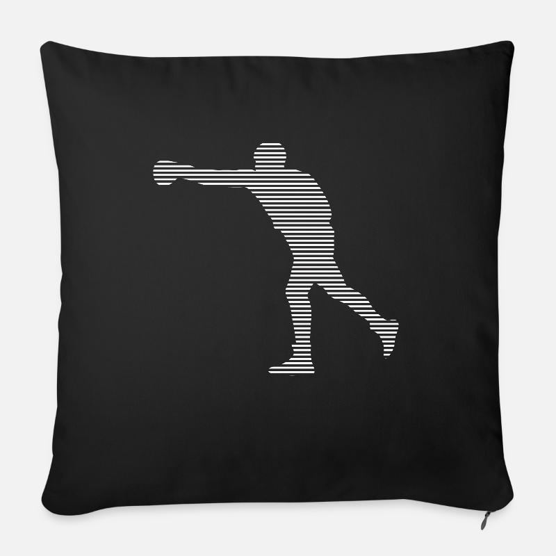 Boxen - Sofakissen mit Füllung 45 x 45 cm - Schwarz