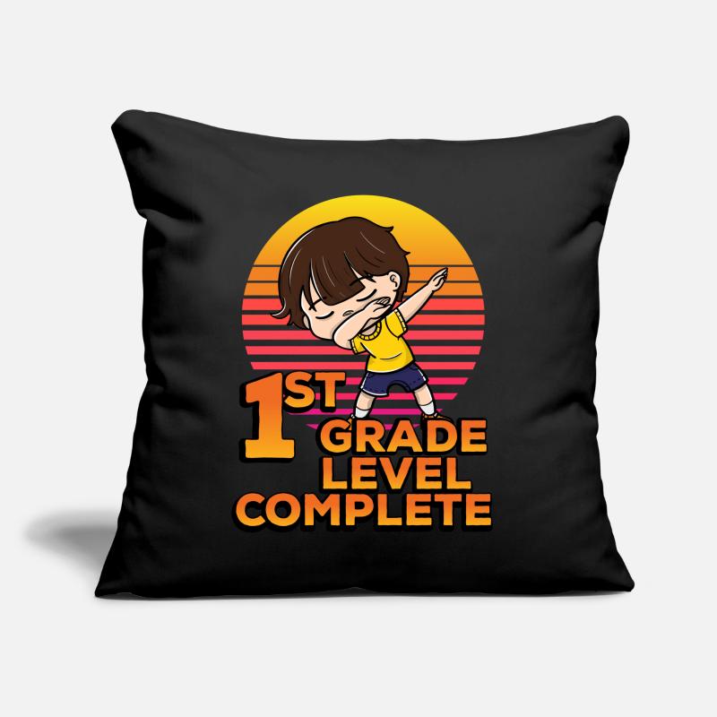 1st grade level completely funny dabping students Sofa pillow with filling 45cm x 45cm