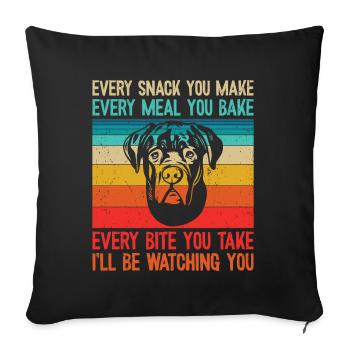 Cane Corso - Sofa pillow with filling 45cm x 45cm - black - Front