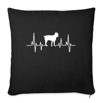 Cane Corso - Sofa pillow with filling 45cm x 45cm - black - Front