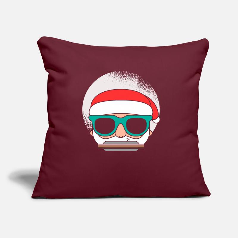 Santa Claus harmonica harmonica player Sofa pillow with filling 45cm x 45cm