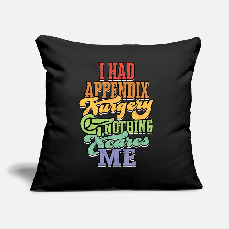 Appendix Operation Appendectomy Removal Sofa pillow with filling 45cm x 45cm