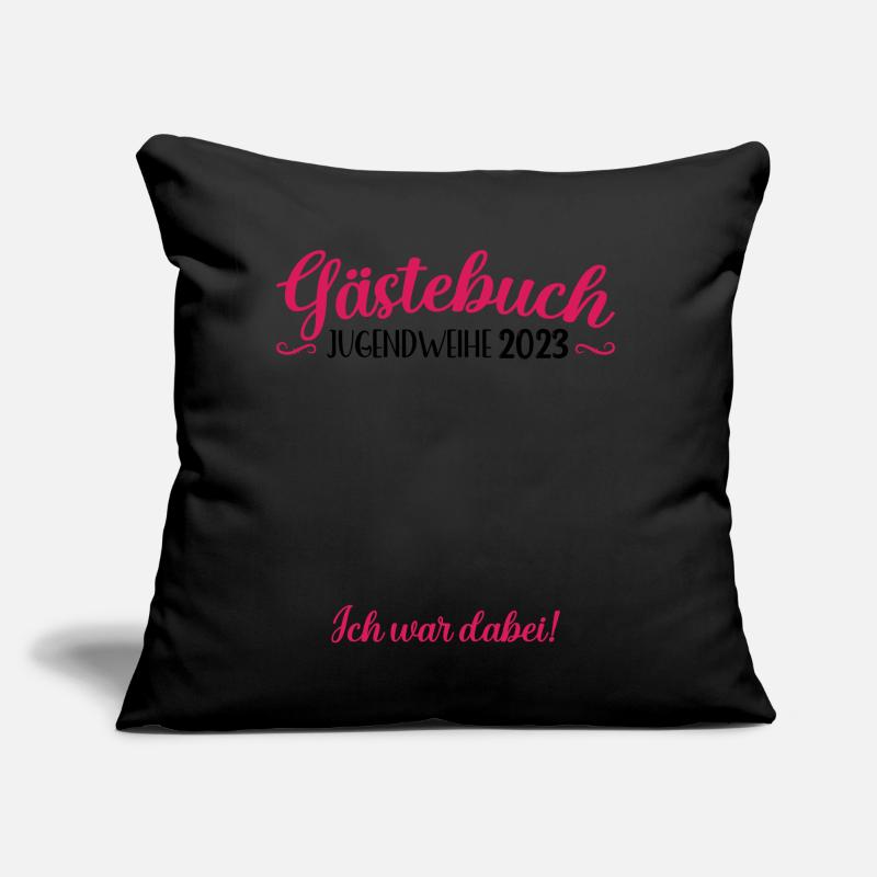 Jugendweihe 2023 Mädchen Junge Sofakissen mit Füllung 45 x 45 cm