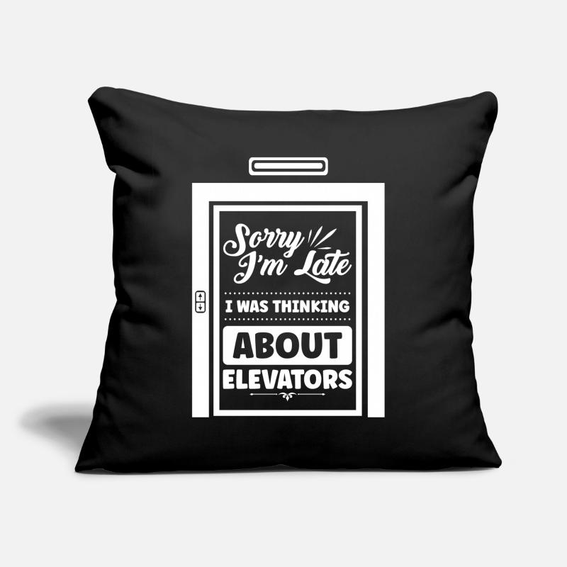 I Was Thinking About Elevators Sofa pillow with filling 45cm x 45cm