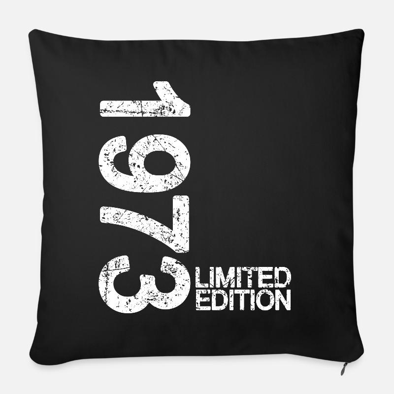 1973 Édition limitée - Coussin et housse de 45 x 45 cm - noir