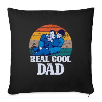 Jiu Jitsu Dad Gi Jiu - Sofakissen mit Füllung 45 x 45 cm - Schwarz - Vorne