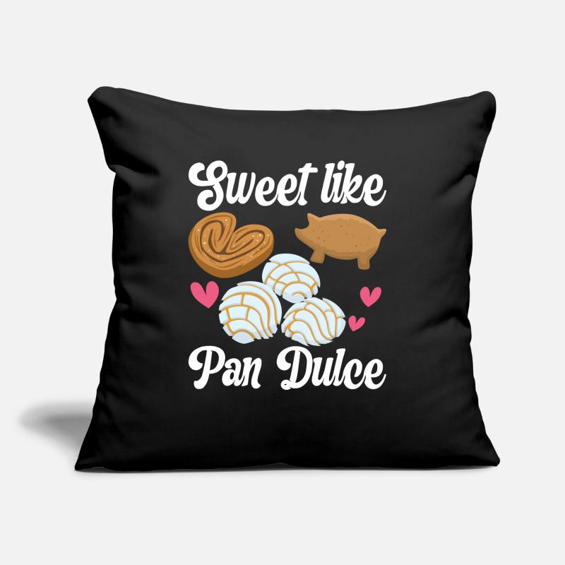 Conchas Pan Dulce Latina Spanisch Sofakissen mit Füllung 45 x 45 cm