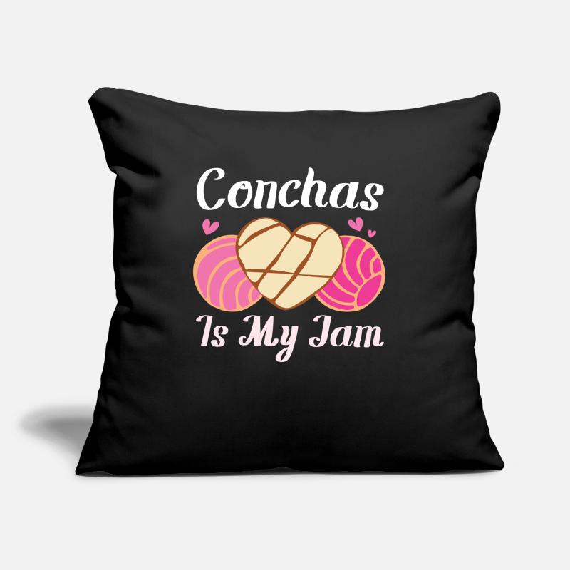 Conchas Pan Dulce Latina Spanisch Sofakissen mit Füllung 45 x 45 cm