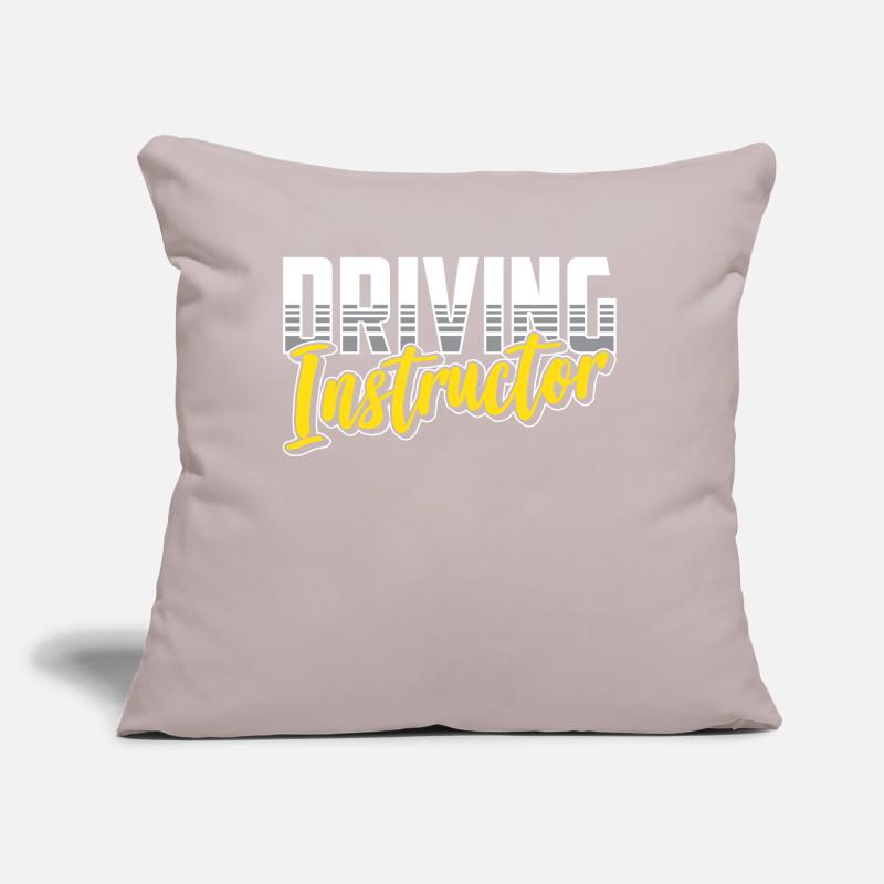Driving instructor Learner driving school driving lesson Sofa pillow with filling 45cm x 45cm