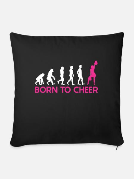 Cheerleader - Sofakissen mit Füllung 45 x 45 cm - Schwarz