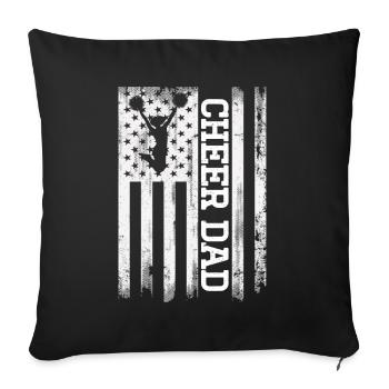 Cheerleader - Sofa pillow with filling 45cm x 45cm - black - Front