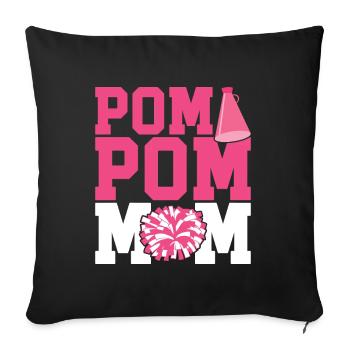 Cheerleader - Sofa pillow with filling 45cm x 45cm - black - Front