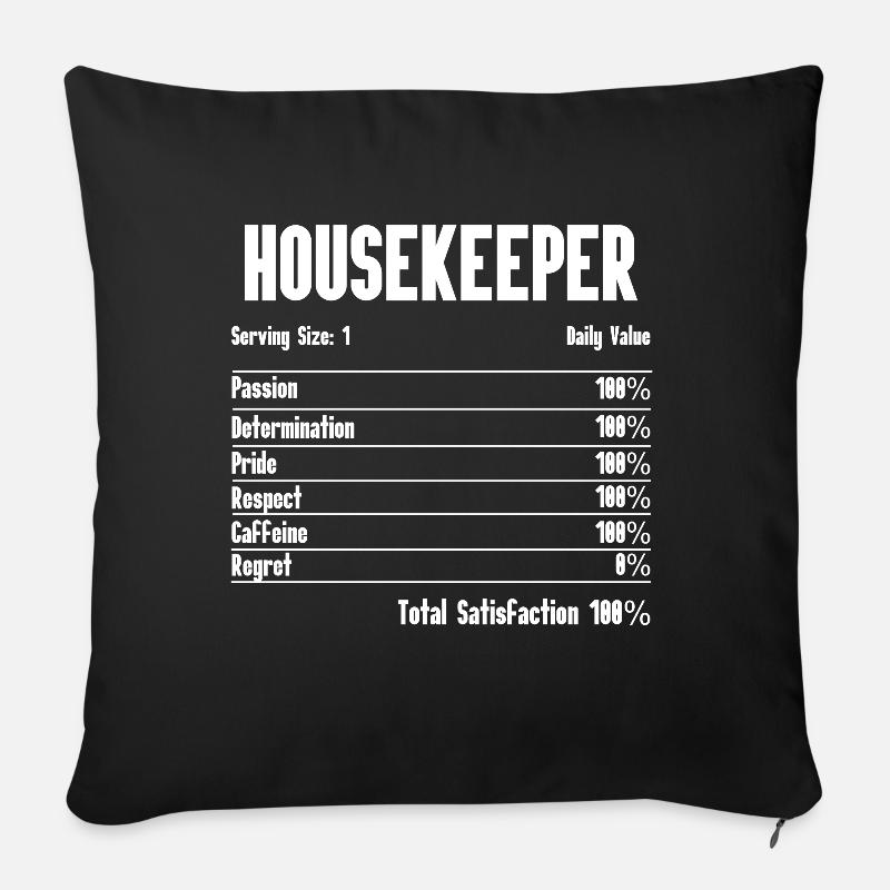 Haushalt - Sofakissen mit Füllung 45 x 45 cm - Schwarz