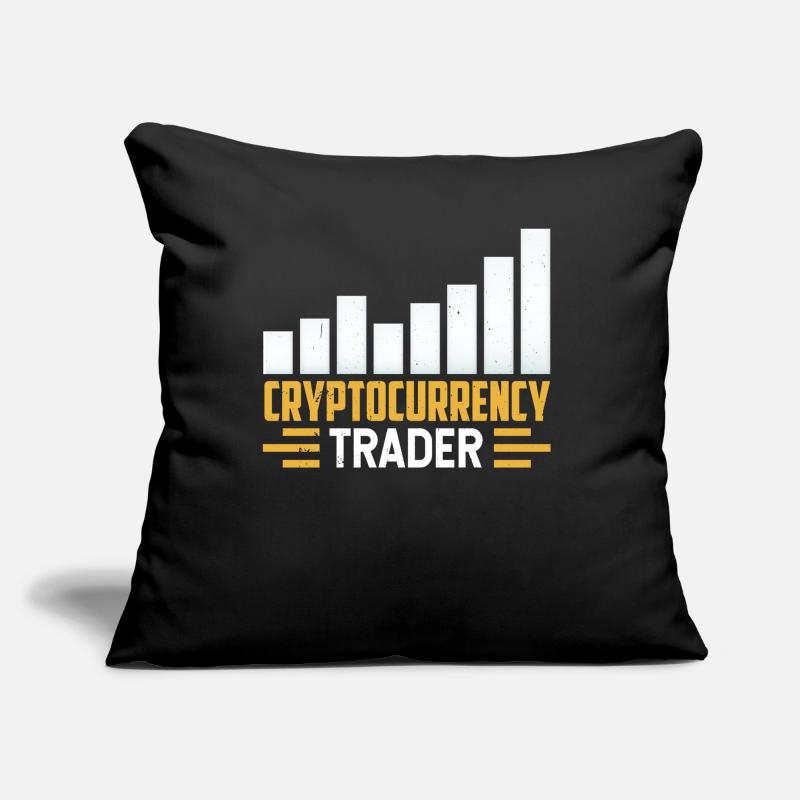 Cryptocurrency Trader Crypto Trader Crypto Sofa pillow with filling 45cm x 45cm