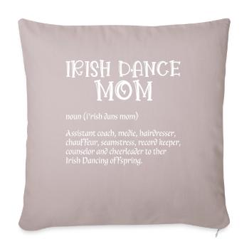 Irish Dance - Sofa pillow with filling 45cm x 45cm - light taupe - Front