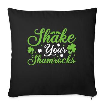Irish Dance - Sofa pillow with filling 45cm x 45cm - black - Front