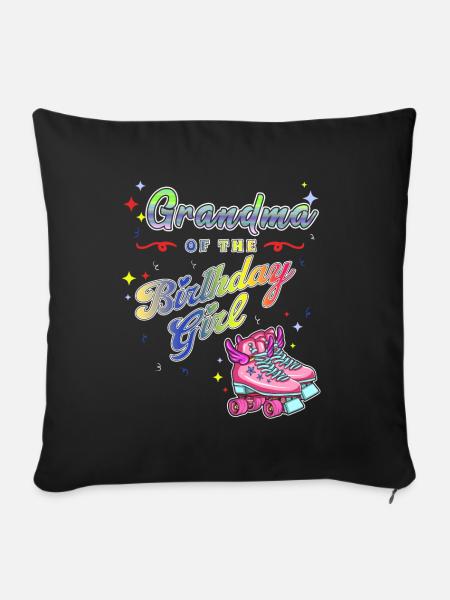 Inline Skater - Sofakissen mit Füllung 45 x 45 cm - Schwarz