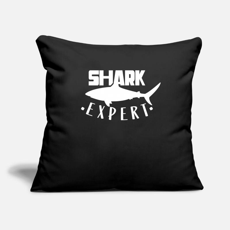 Requins experts Requins Dent de requin Requin plongeur Coussin et housse de 45 x 45 cm