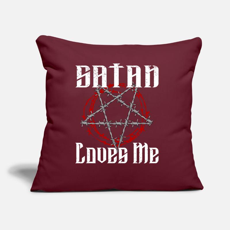 Satan Beelzebub Devil Gothic Pentagram Mystical Sofa pillow with filling 45cm x 45cm