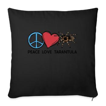 Tarantula - Sofa pillow with filling 45cm x 45cm - black - Front