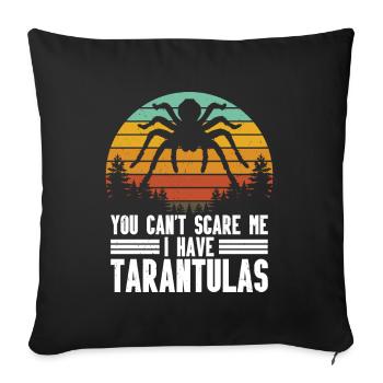 Tarantula - Sofa pillow with filling 45cm x 45cm - black - Front