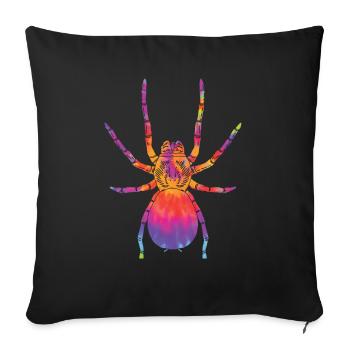 Tarantula - Sofa pillow with filling 45cm x 45cm - black - Front