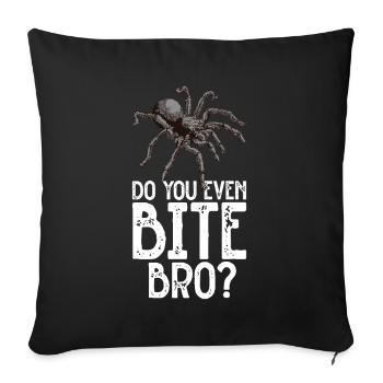 Tarantula - Sofa pillow with filling 45cm x 45cm - black - Front