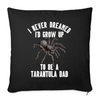 Tarantula - Sofa pillow with filling 45cm x 45cm - black - Front