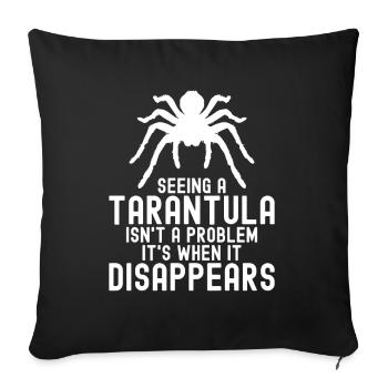Tarantula - Sofa pillow with filling 45cm x 45cm - black - Front