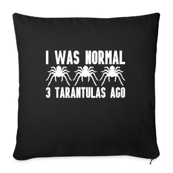 Tarantula - Sofa pillow with filling 45cm x 45cm - black - Front