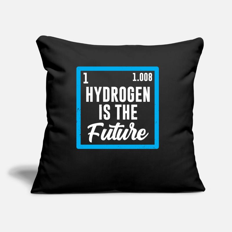L’hydrogène est le futur élément hydrogène Coussin et housse de 45 x 45 cm